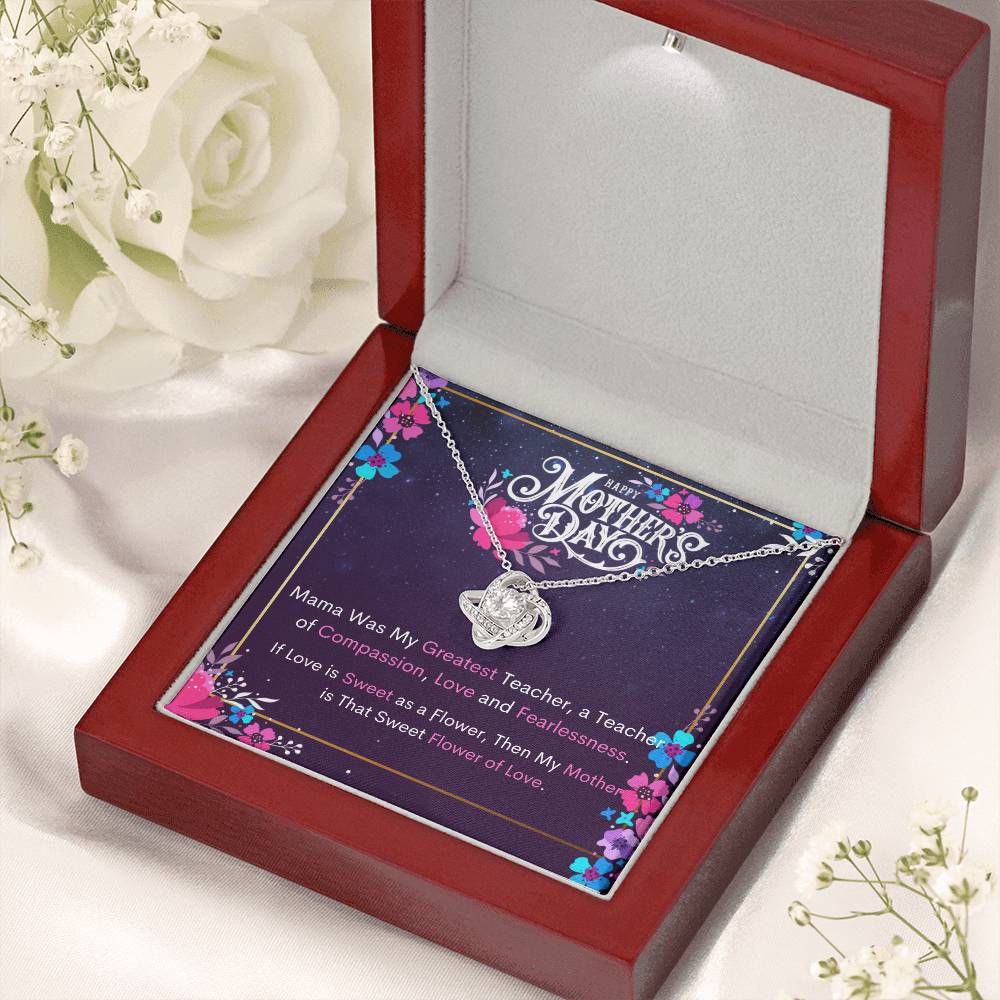 Happy Mother's Day - Celebrate Mom's Unbreakable Love! - Love Knot Necklace
