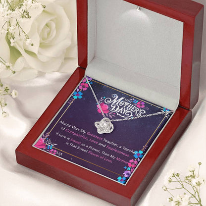 Happy Mother's Day - Celebrate Mom's Unbreakable Love! - Love Knot Necklace