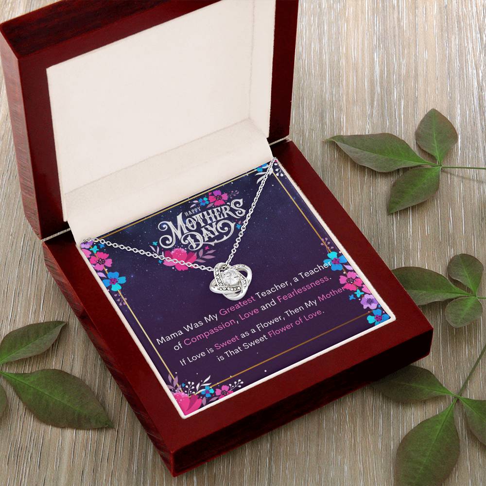 Happy Mother's Day - Celebrate Mom's Unbreakable Love! - Love Knot Necklace