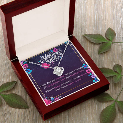 Happy Mother's Day - Celebrate Mom's Unbreakable Love! - Love Knot Necklace