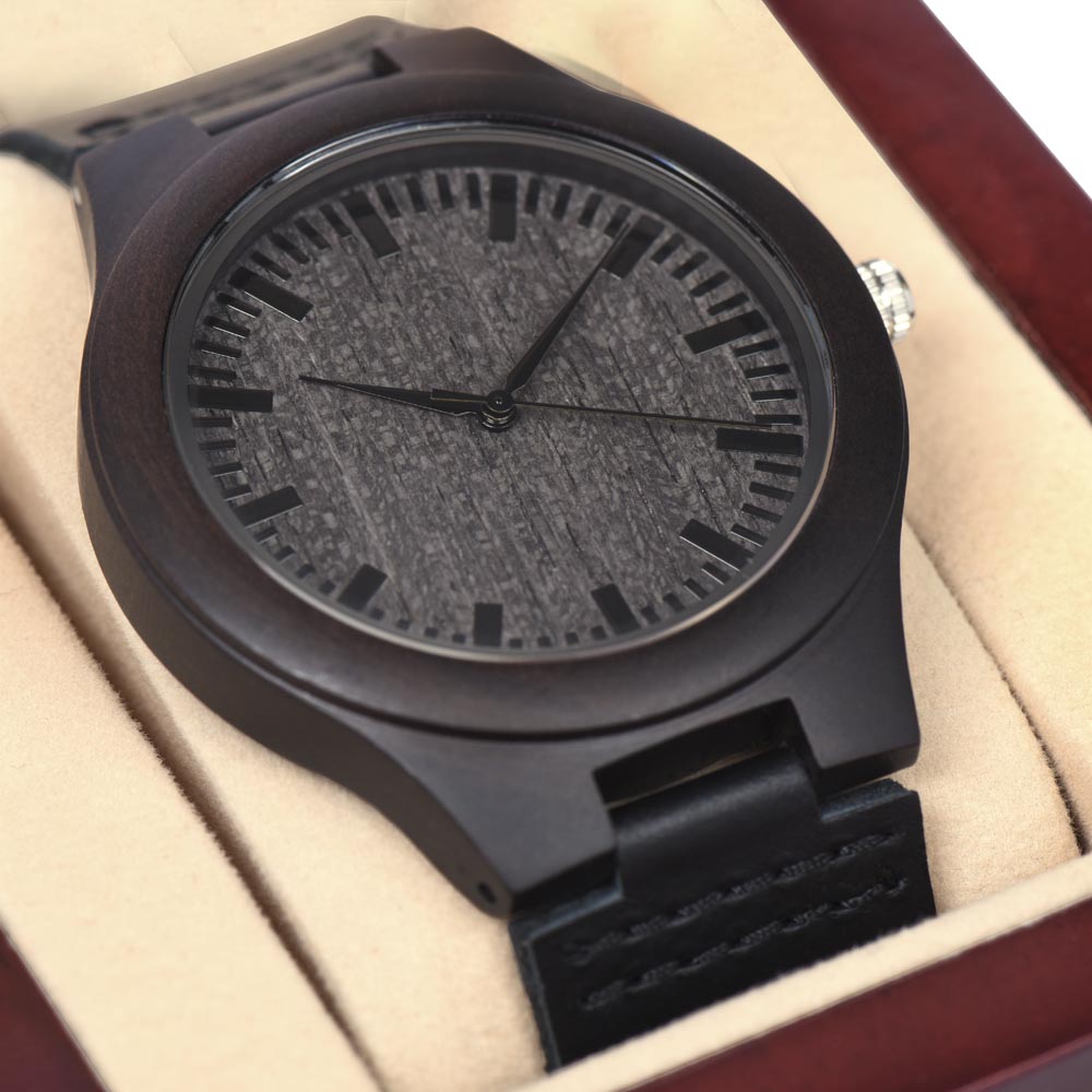 To My Husband - Wooden Watch