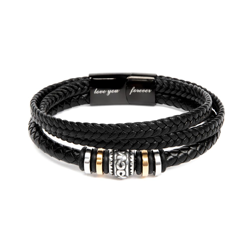 To My Man -My Love, My One and Only -  Love You Forever Bracelet