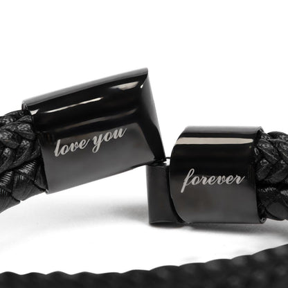 Dad: Thank You! -Men's "Love You Forever" Bracelet