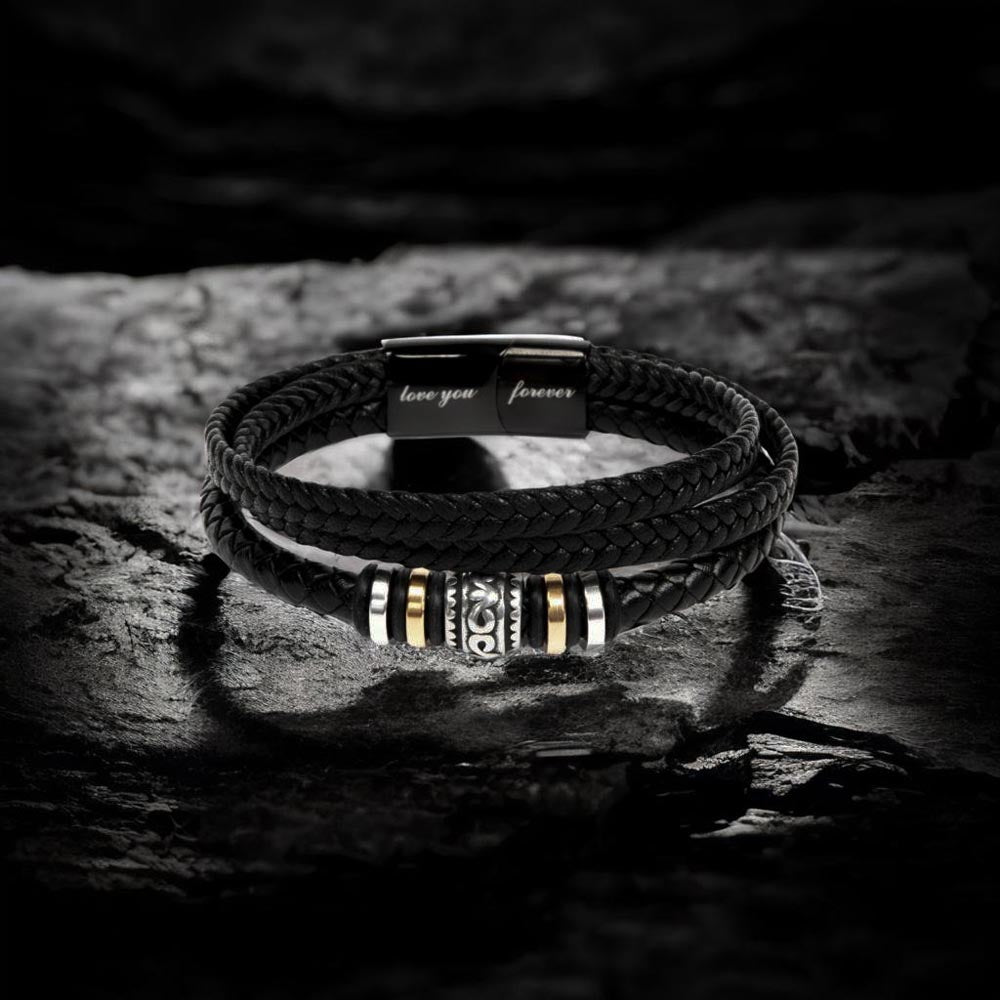 Thank You Dad - Men's Love You Forever Bracelet