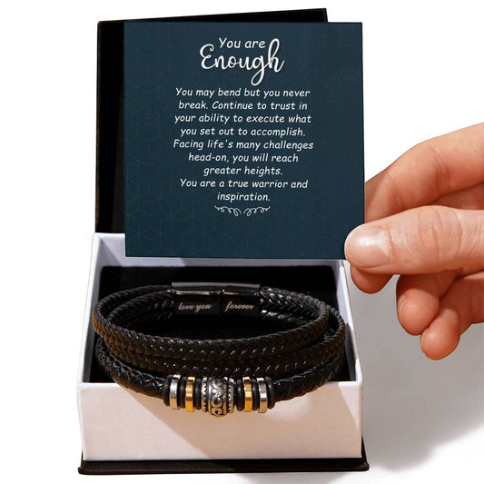 You Are Enough - Men's  Love You Forever Bracelet