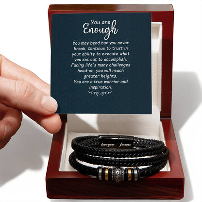 You Are Enough - Men's Love You Forever Bracelet
