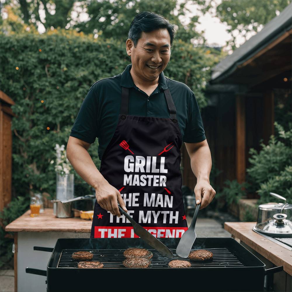 Dad- The Grill Master - The Man - The Myth - The Legend! Apron