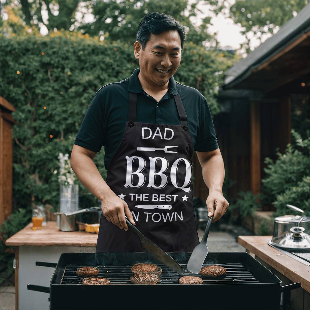 Dad and the Best BBQ in Town! Apron