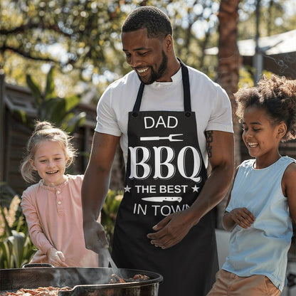 Dad and the Best BBQ in Town! Apron