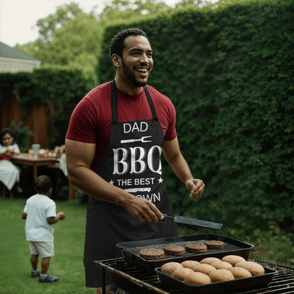 Dad and the Best BBQ in Town! Apron