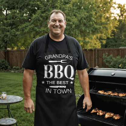 Grandpa's BBQ Best in Town Apron!