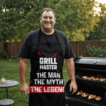 Dad- The Grill Master - The Man - The Myth - The Legend! Apron