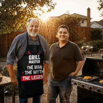 Dad- The Grill Master - The Man - The Myth - The Legend! Apron