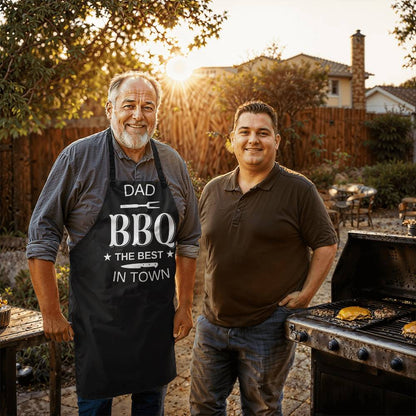 Dad and the Best BBQ in Town! Apron