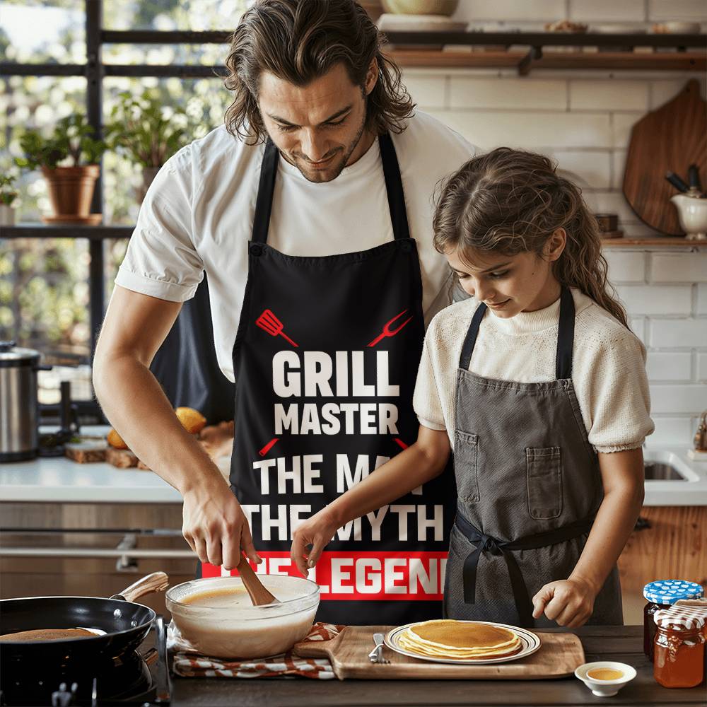 Dad- The Grill Master - The Man - The Myth - The Legend! Apron