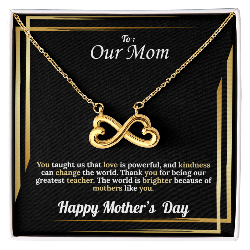 To Our Mom  - Endless Love Necklace