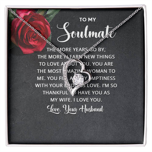 To My Soulmate - Forever Love Necklace
