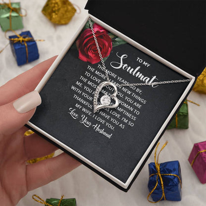 To My Soulmate - Forever Love Necklace