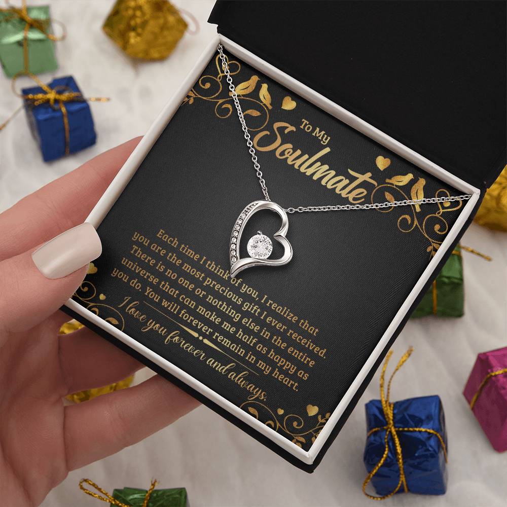 To My Soulmate - Forever Love Necklace