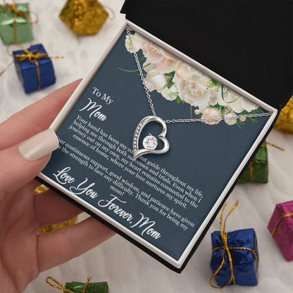 Daughter to Mom -Guiding Love Necklace: Heartfelt Mother's Day Card