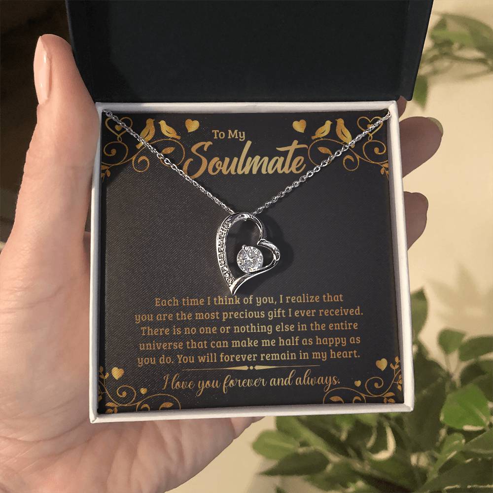 To My Soulmate - Forever Love Necklace