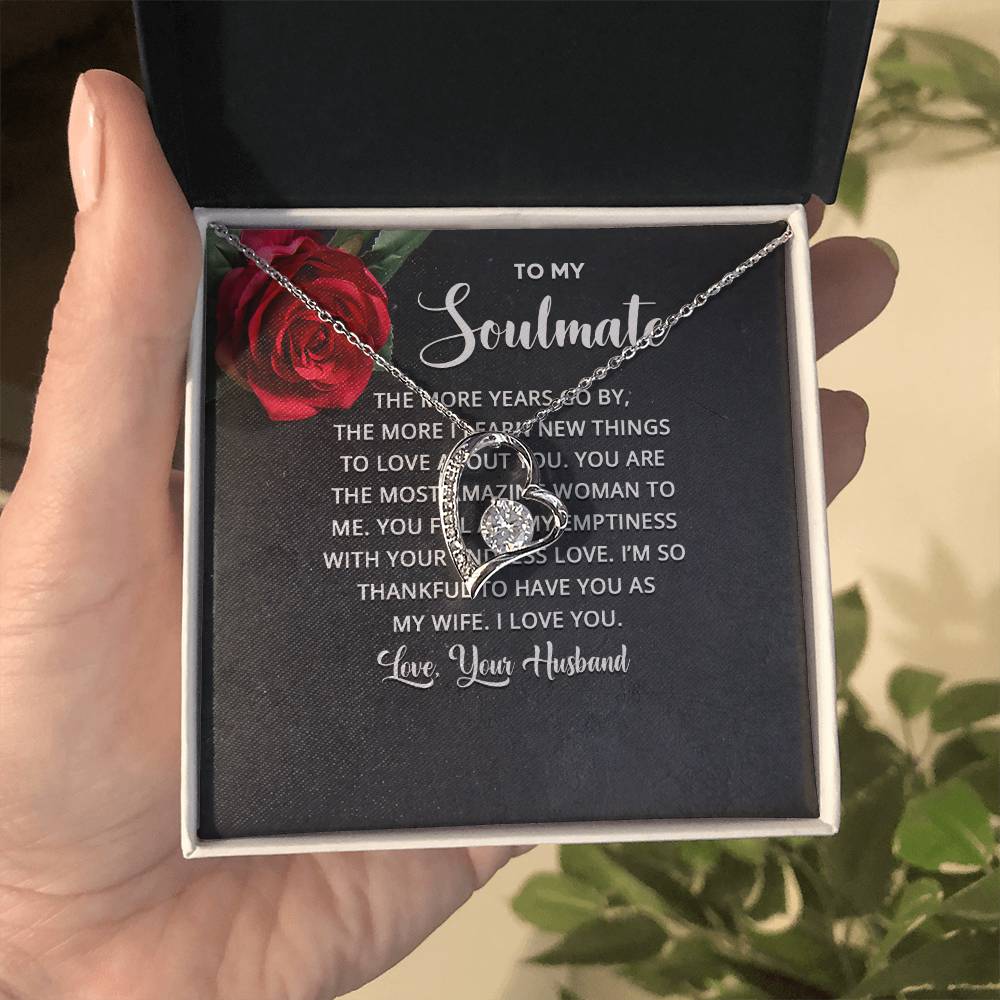 To My Soulmate - Forever Love Necklace