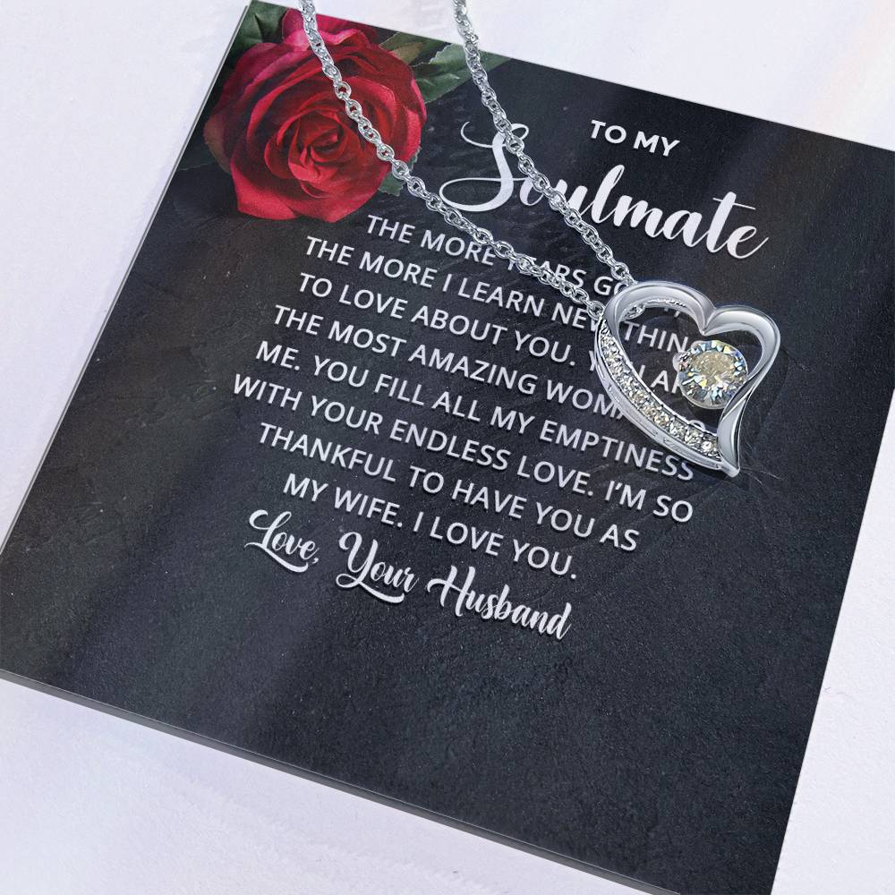 To My Soulmate - Forever Love Necklace