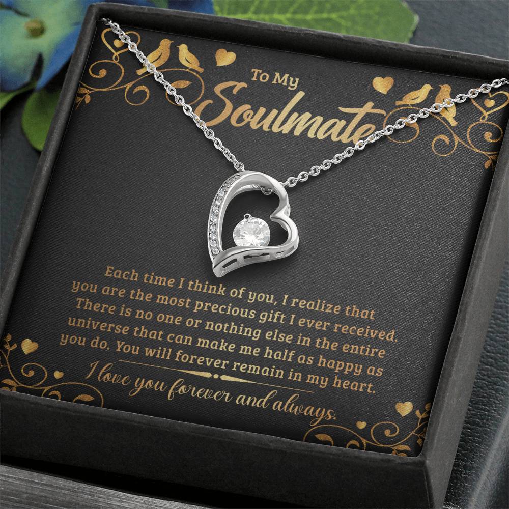 To My Soulmate - Forever Love Necklace