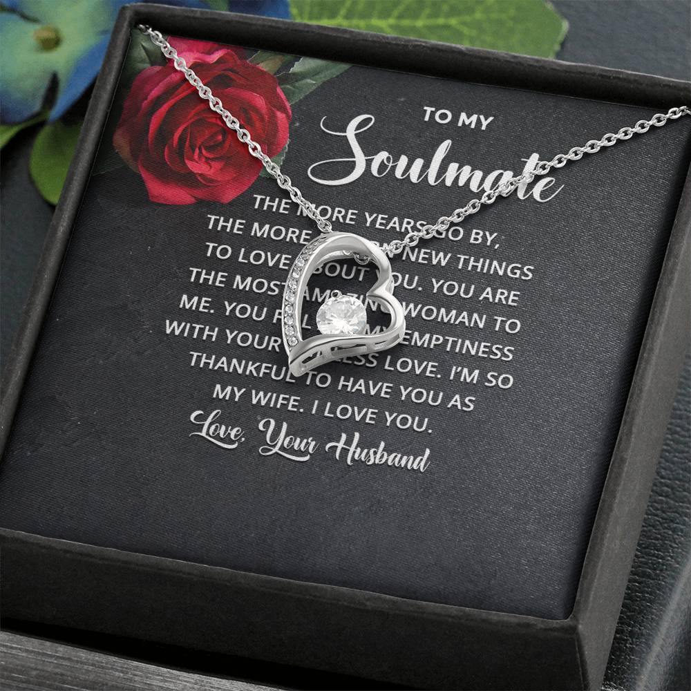 To My Soulmate - Forever Love Necklace