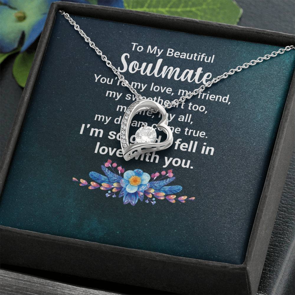 To My Beautiful Soulmate  - Forever Love Necklace