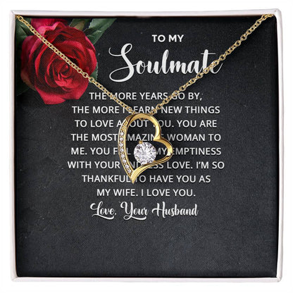 To My Soulmate - Forever Love Necklace