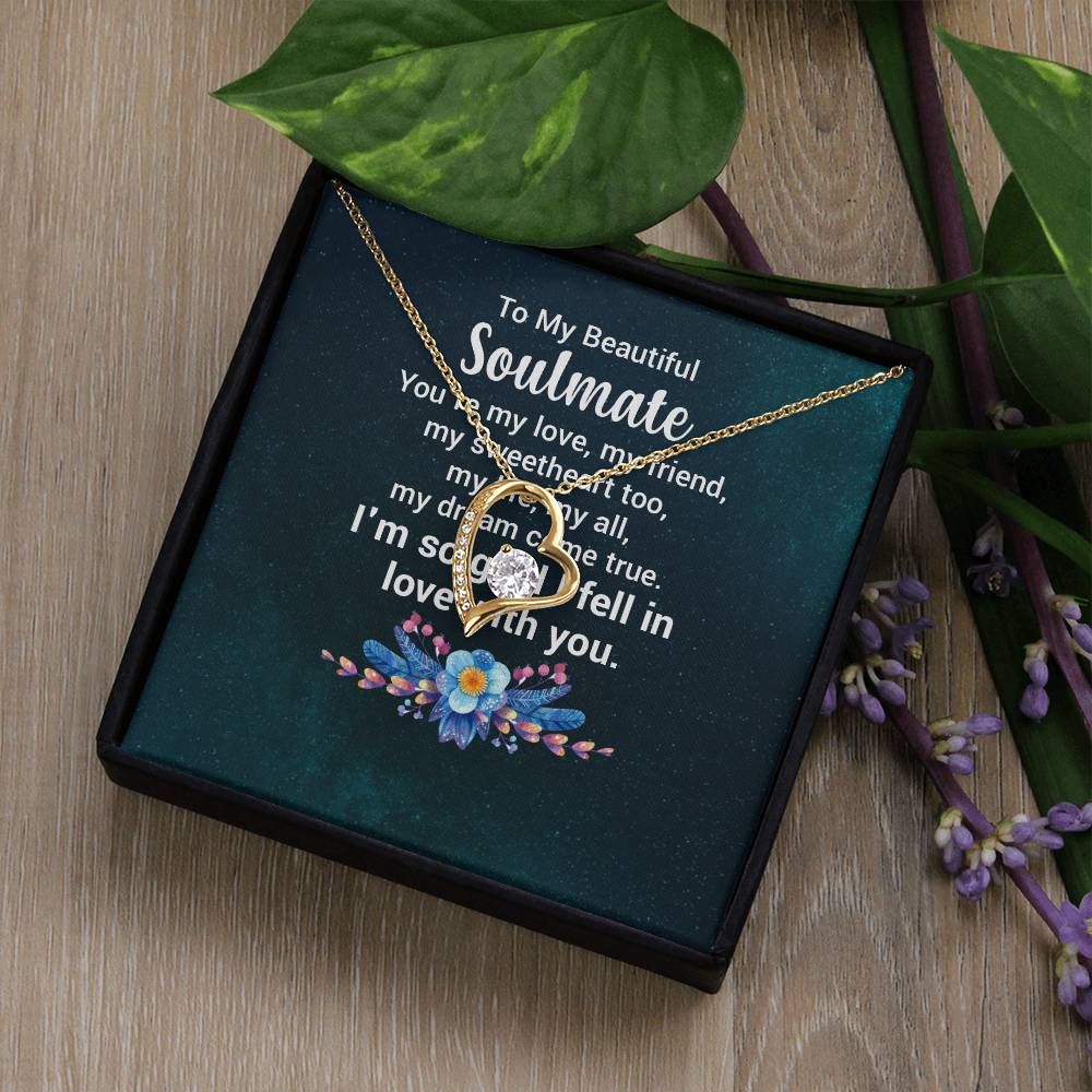 To My Beautiful Soulmate  - Forever Love Necklace