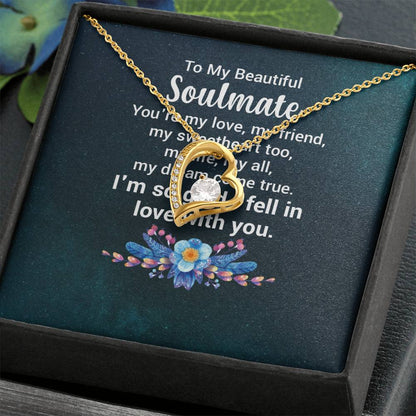 To My Beautiful Soulmate  - Forever Love Necklace