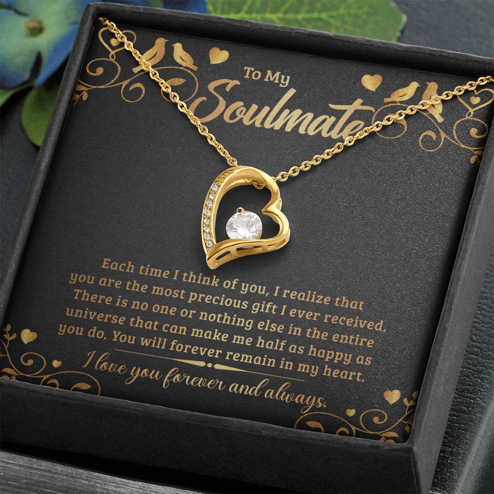 To My Soulmate - Forever Love Necklace