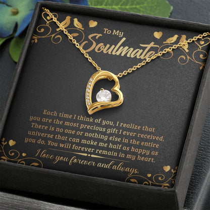 To My Soulmate - Forever Love Necklace
