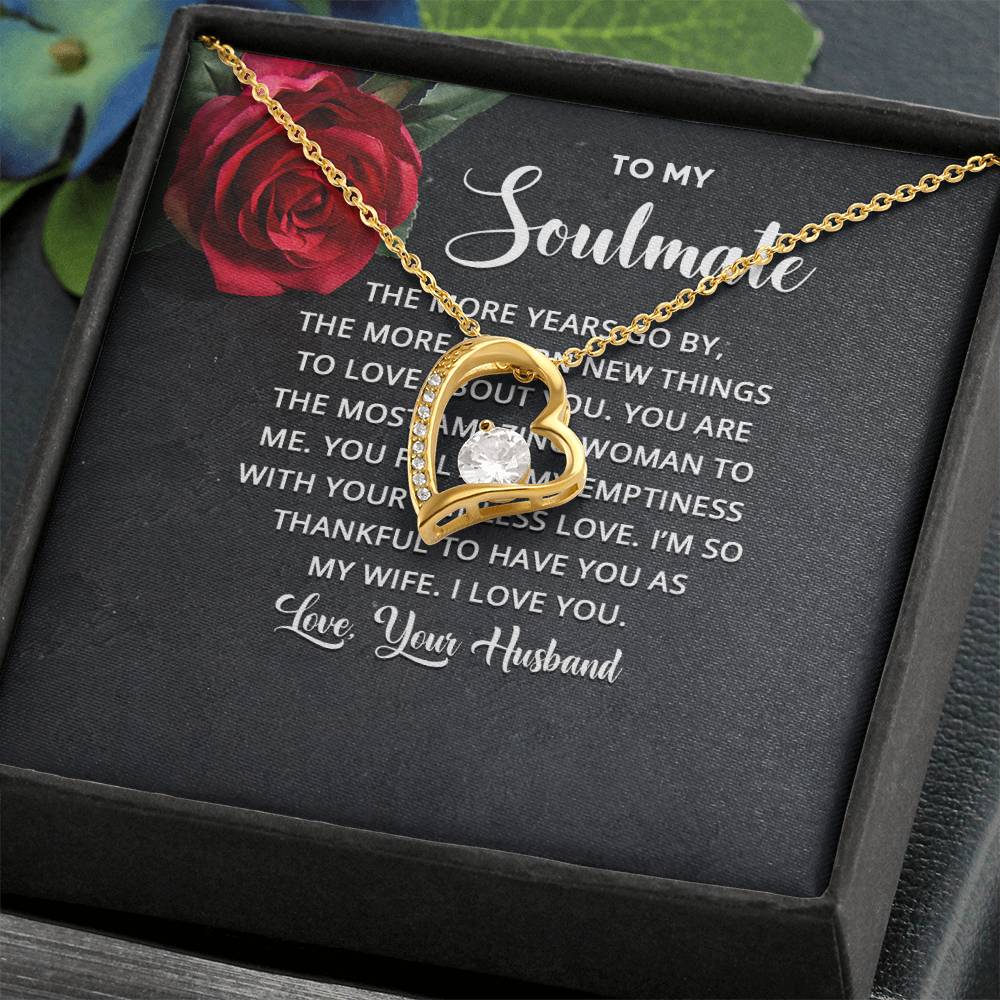 To My Soulmate - Forever Love Necklace