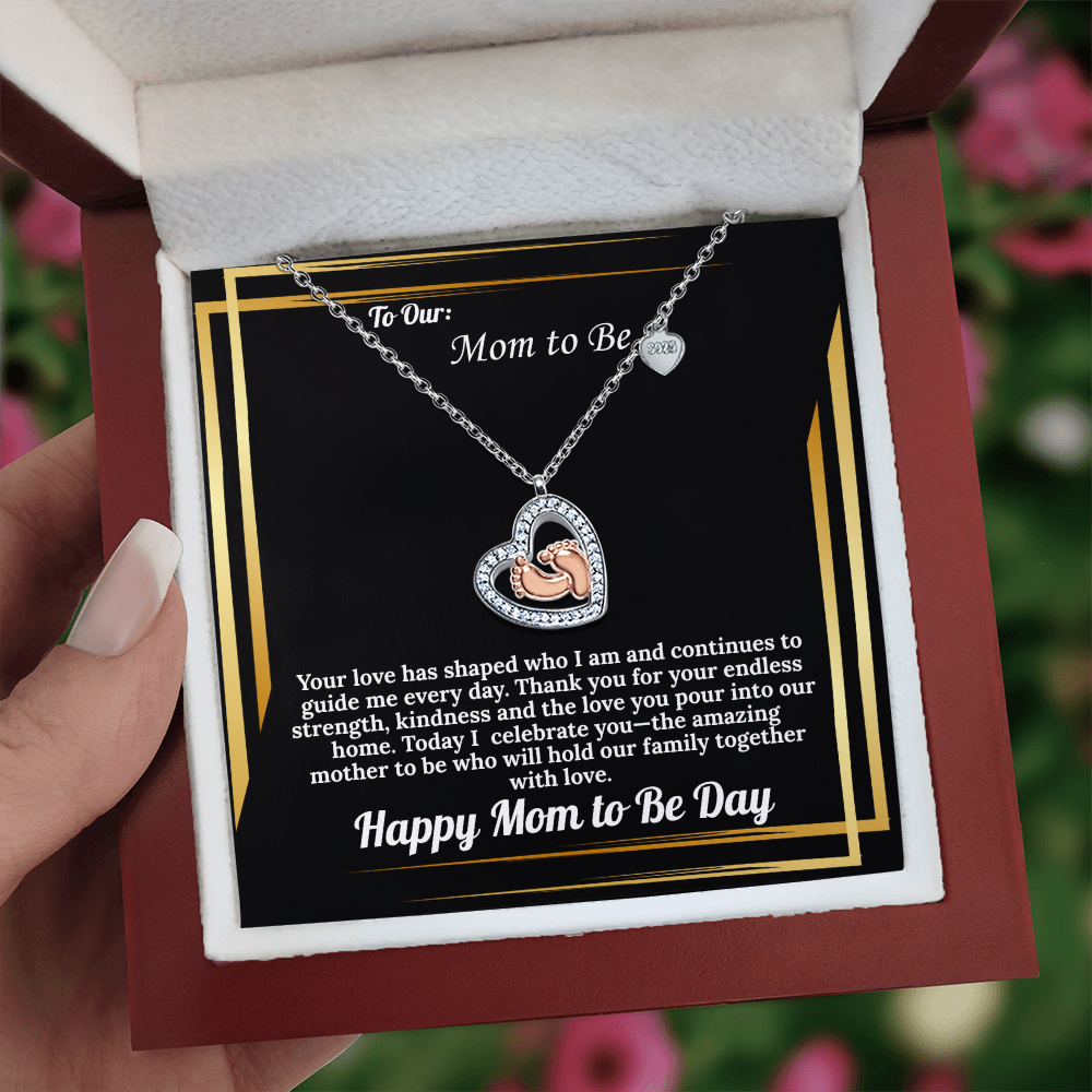 To Our Mom To Be Necklace