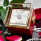 To My Wife: Love Knot with Rotating Rose Gift Box