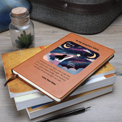 Every Great Journey Begins With a Single Step Graphic Leather Journal