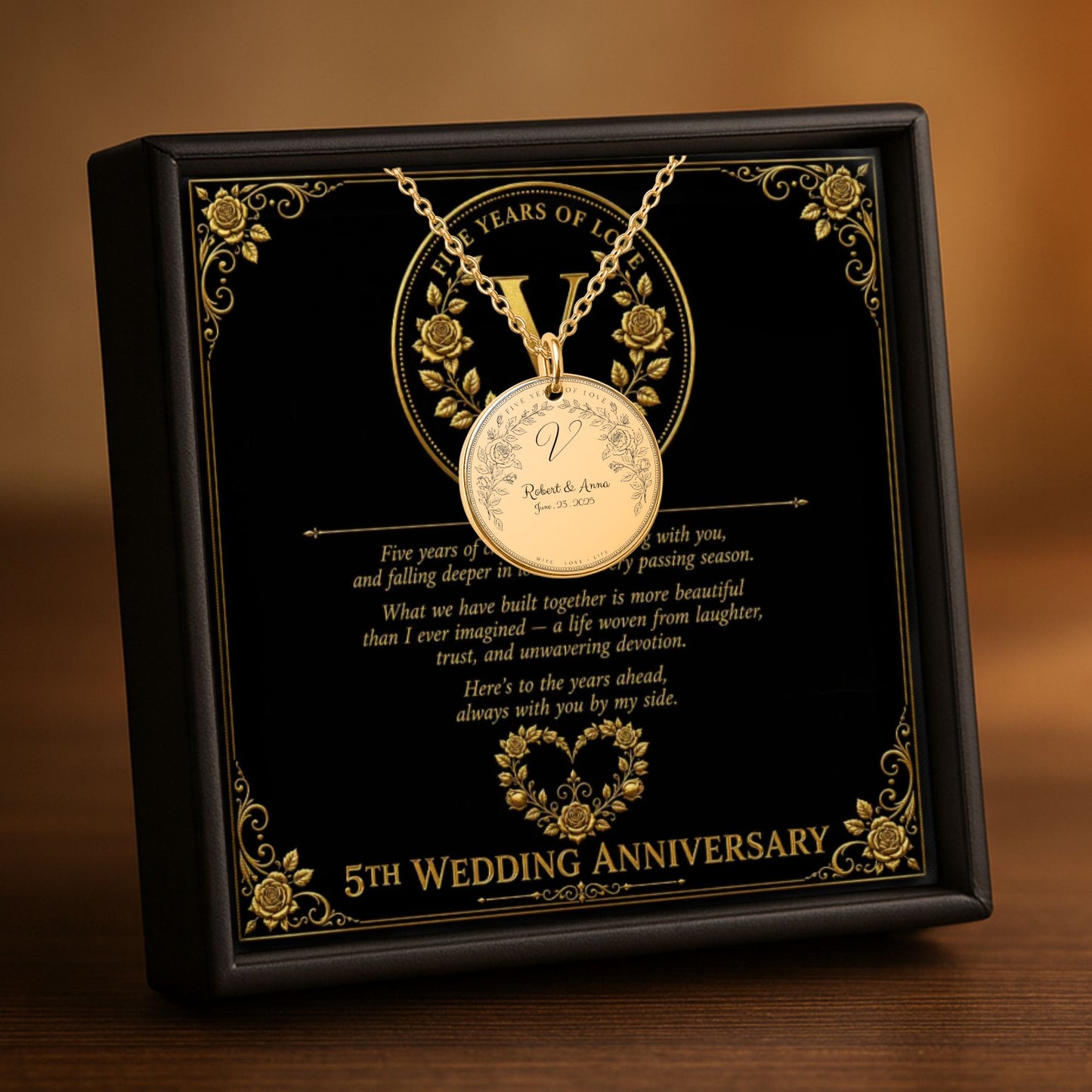 Fine Links Coin Necklace