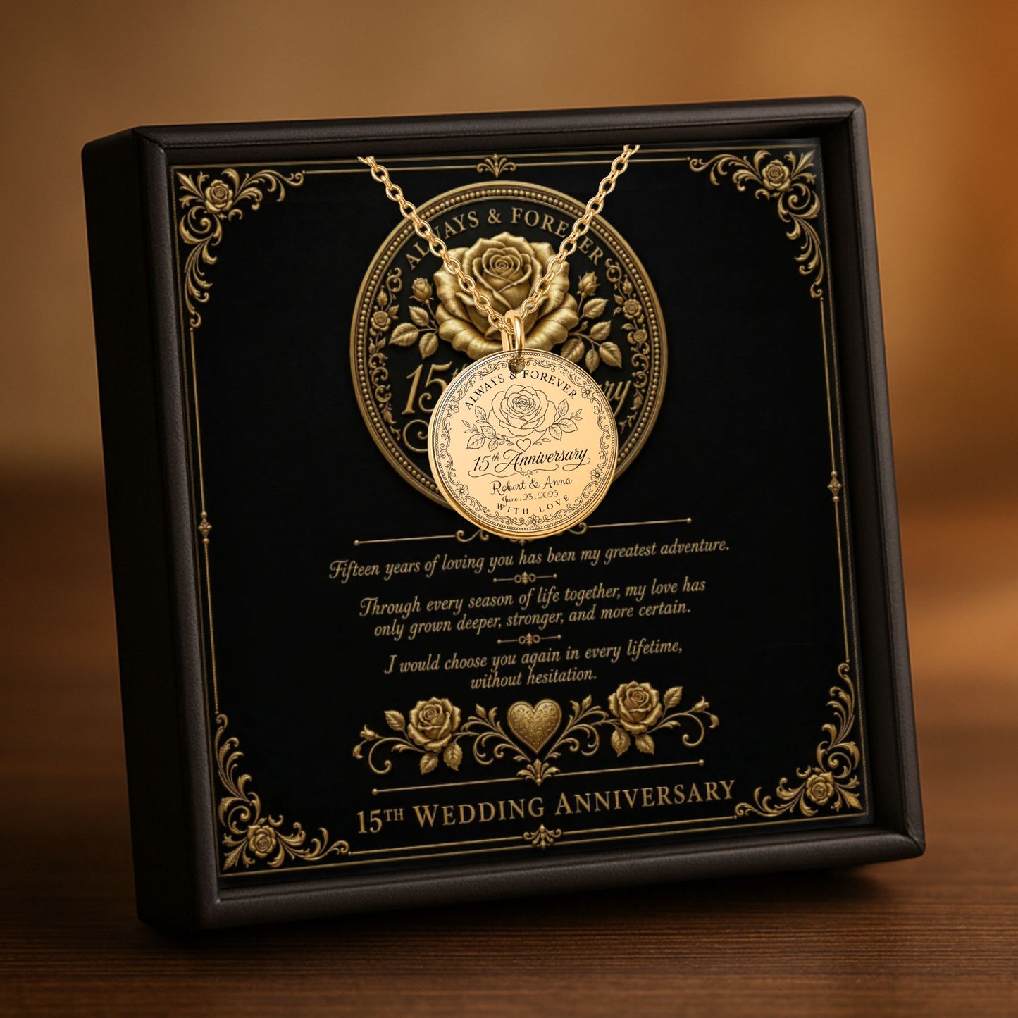 Fine Links Coin Necklace