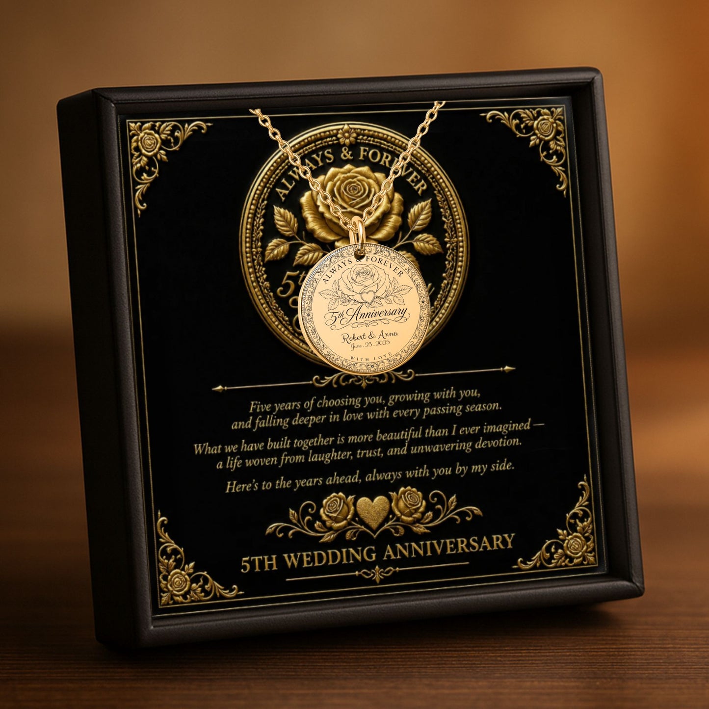 Fine Links Coin Necklace