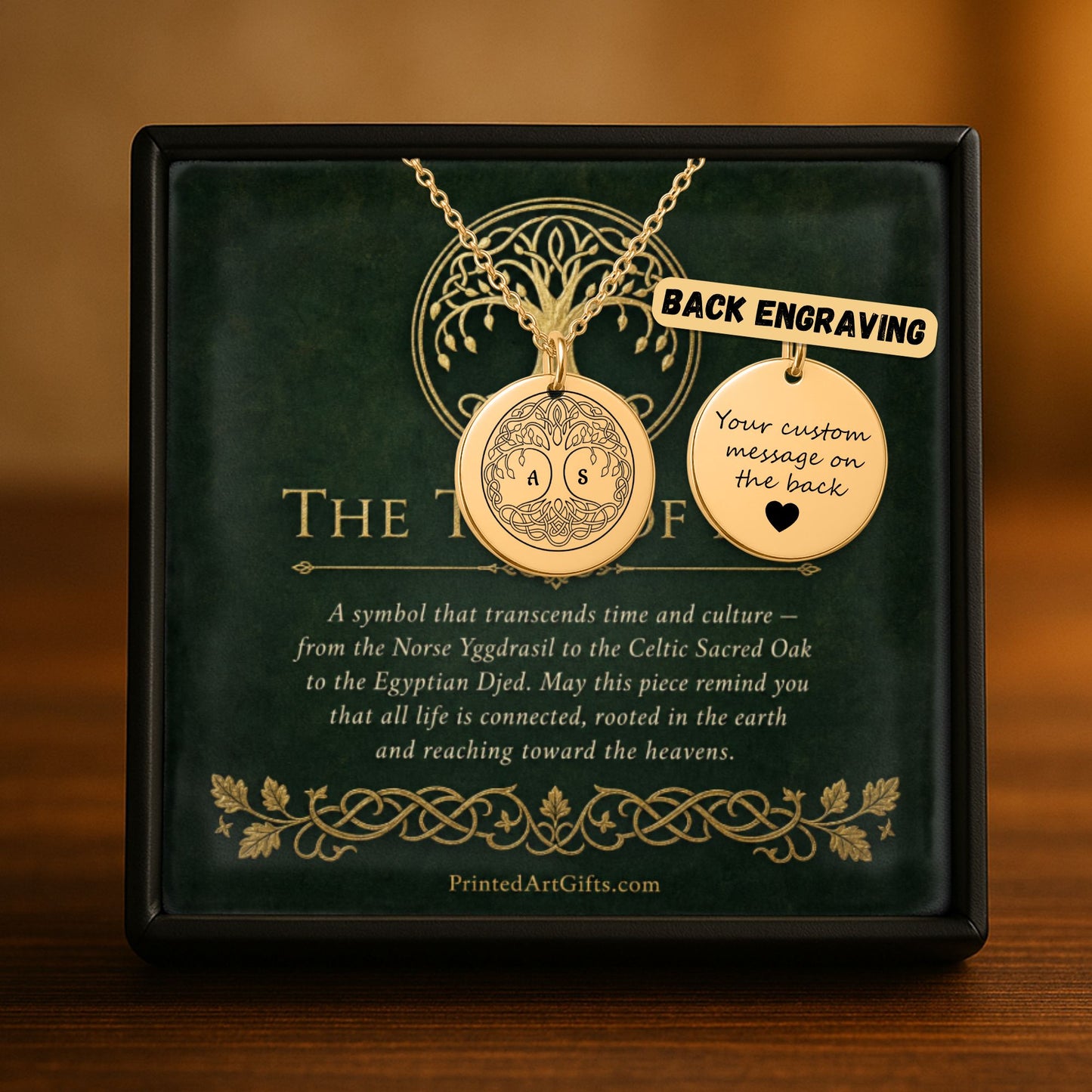 Fine Links Coin Necklace