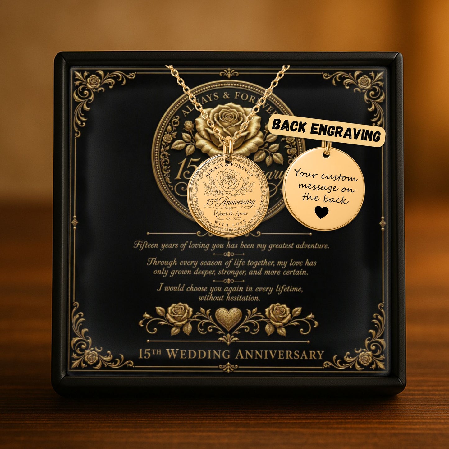 Fine Links Coin Necklace