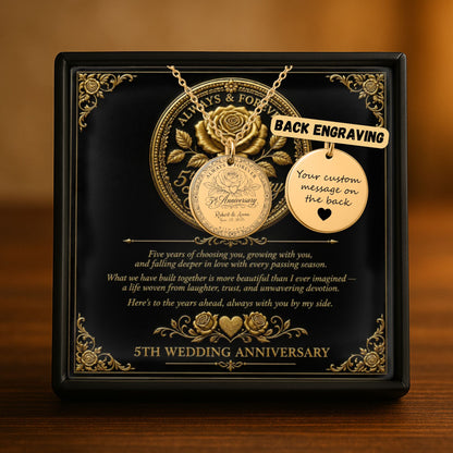 Fine Links Coin Necklace