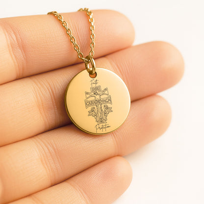 The Caravaca Cross: A Sacred Relic of Faith and Divine Protection | Beautiful Coin Necklace