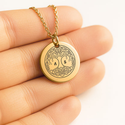Fine Links Coin Necklace