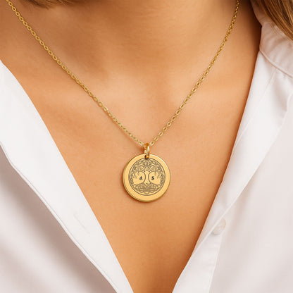 Fine Links Coin Necklace