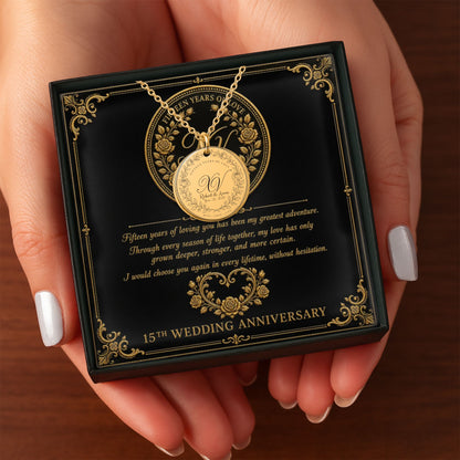 Fine Links Coin Necklace