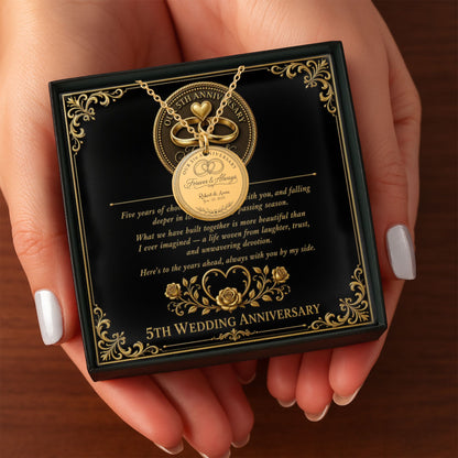 Fine Links Coin Necklace